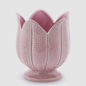 Jarra Tulipa Rosa 19cm